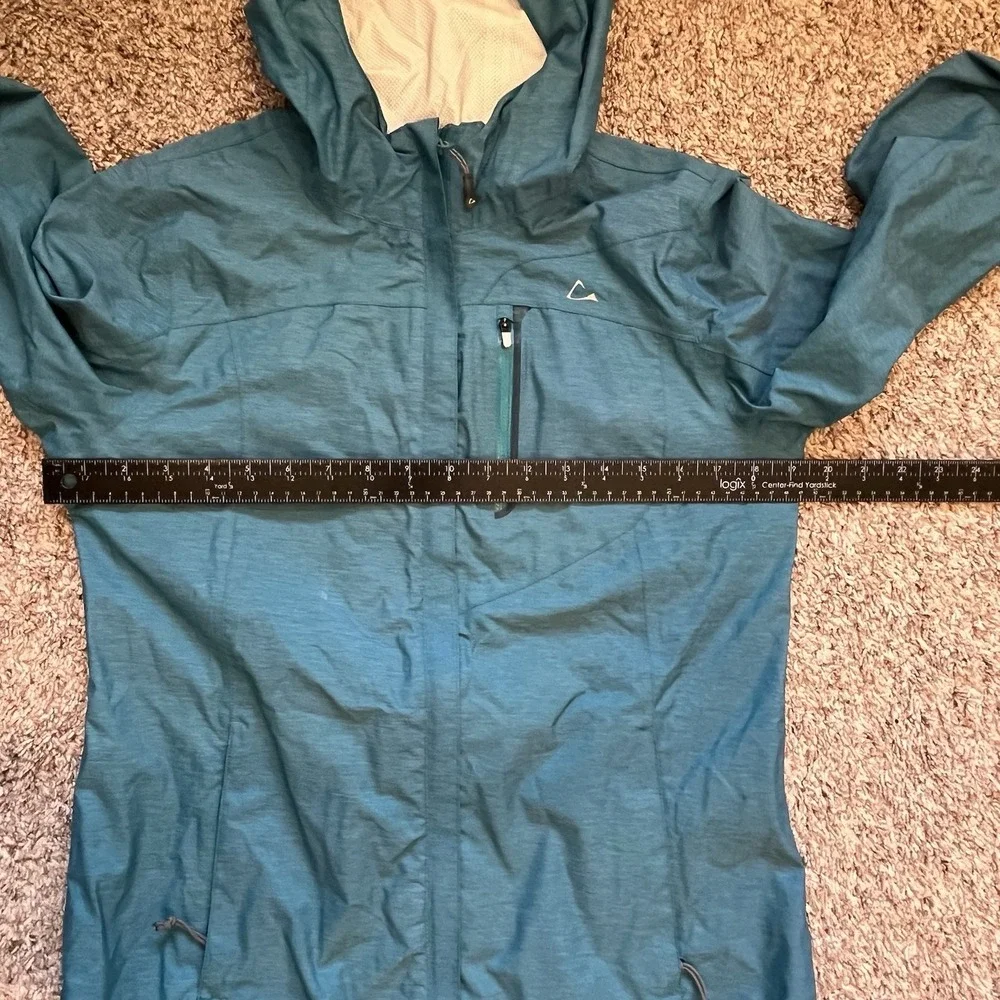 Paradox Windbreaker Women's Size Small Teal Blue Lightweight Good Full Zip - Picture 6 of 9